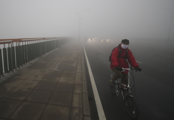 China to inspect air pollution control