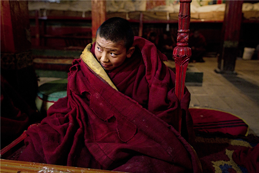 Wide-angel view of Tibet