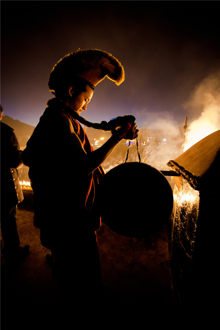 Wide-angel view of Tibet