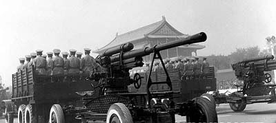 The first national day's parade on Oct 1, 1950