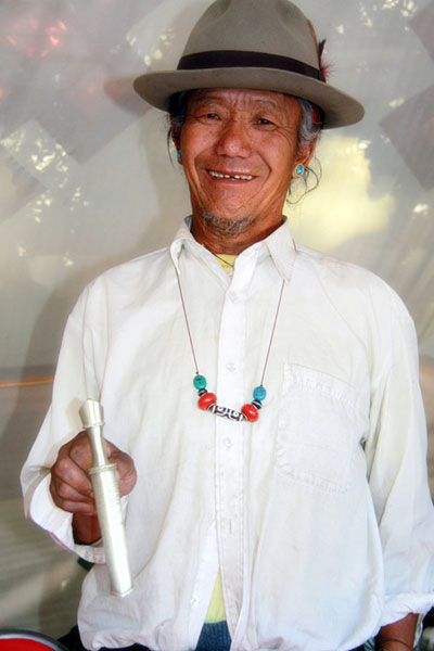 Tibetan knife maker a master craftsman