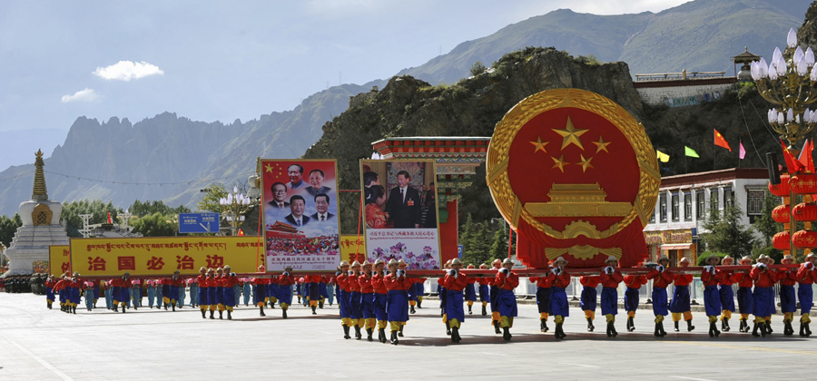 Grand ceremony held to mark Tibet's anniversary