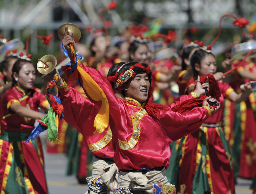 Grand ceremony held to mark Tibet's anniversary