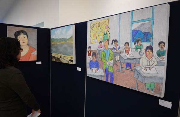 Art exhibition of Wenchuan disabled students opens at UN headquarters