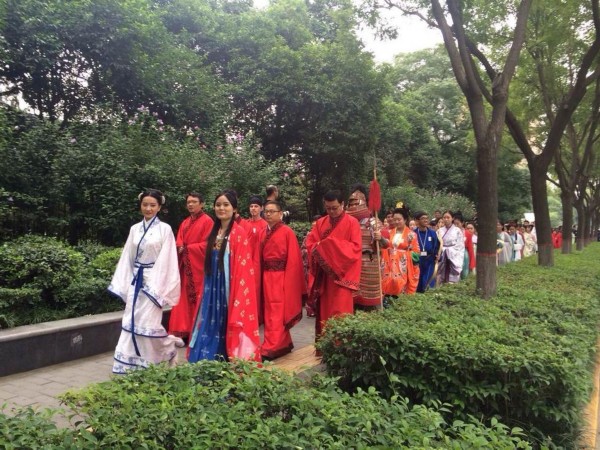 Défilé de tenues hanfu à Xi'an