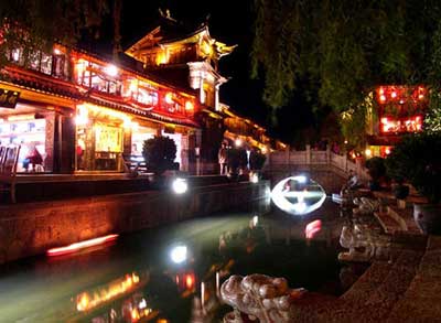 Lijiang at night