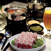 Colorful hot pot