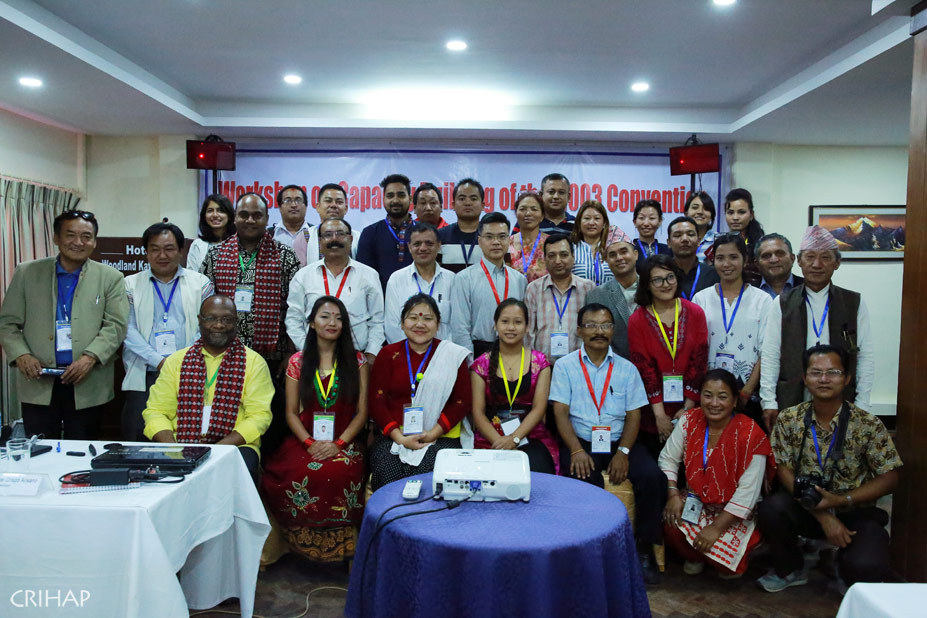 CRIHAP holds capacity building workshop on 2003 Convention in Nepal