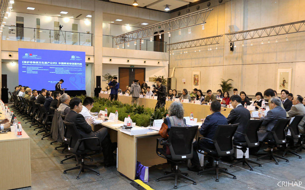 CRIHAP’s Training of Chinese Trainers’ Workshop on the Implementation of the 2003 Convention takes place in Suzhou