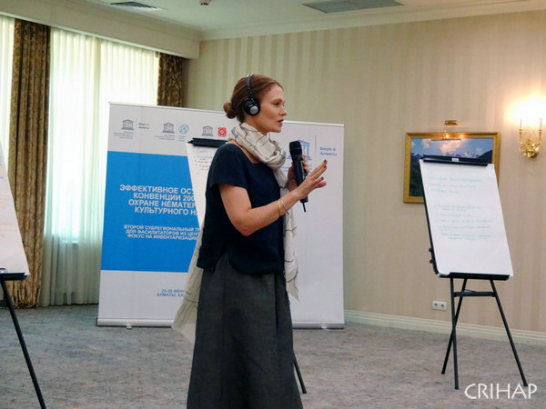 CRIHAP holds the second TOT workshop for the Intangible Cultural Heritage Facilitators in Kazakhstan