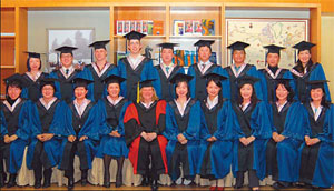 Smith graduates 1st Shanghai EMBA