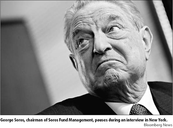 Soros expects US, UK slump