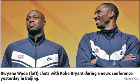 NBA stars electrified for China game