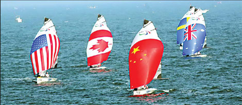 Paralympic Sailing Regatta unfurls in Qingdao