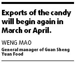 Candy firm cleans up act, ready to export