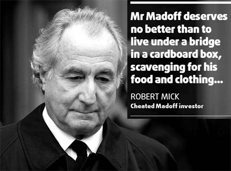 Fleeced Madoff investors demand harsh punishment