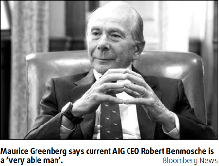 New AIG chief brings Greenberg back into the fold