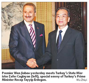 Turkey vows to enhance ties with China