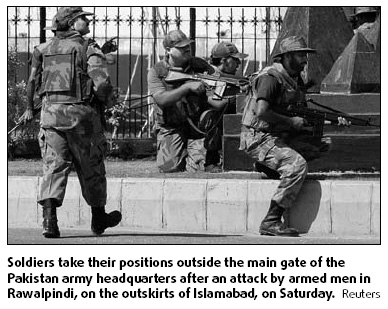 Pakistan army HQ siege ends; 19 dead