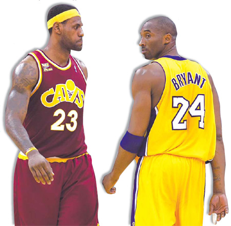 LeBron leads Cavaliers over Kobe and Lakers 93-87