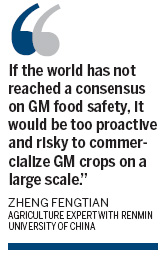 Debate on GM food continues