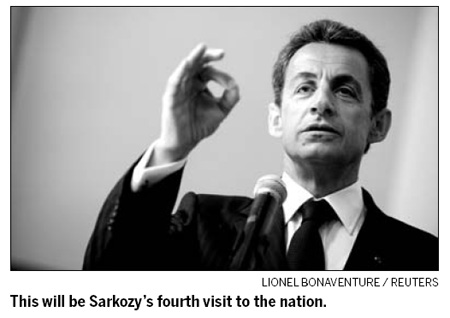 Sarkozy visit to focus on 'comprehensive, long term' relations