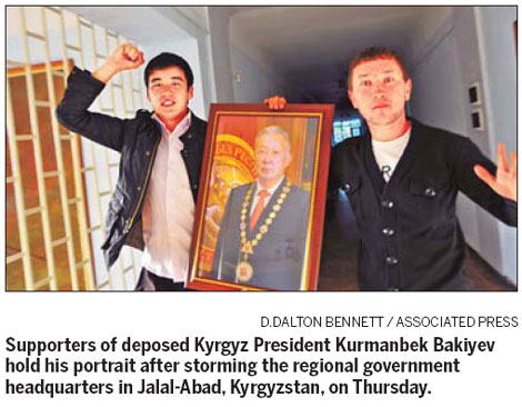 Kyrgyz govt seeks to regain control in restive south