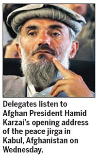 Afghan delegates support talks with Taliban