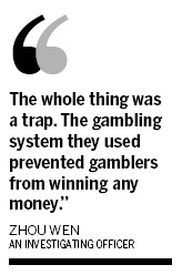 Huge gambling racket busted