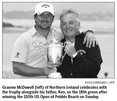 McDowell wins US Open crown as stars falter