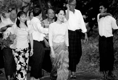 A free dissident welcomed in Myanmar