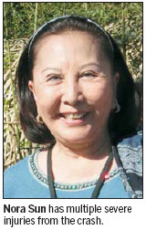 Sun Yat-sen's granddaughter in intensive care after serious crash