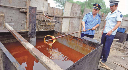 Beijing in new crackdown on use of illegal cooking oil