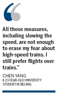 More high-speed trains slow down to improve safety