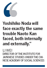 Noda to take helm in Japan