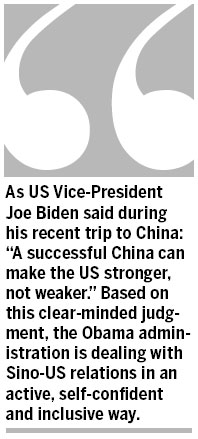 Make China and US stronger