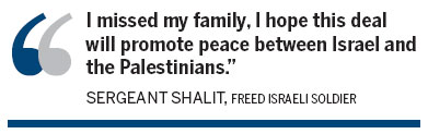 Israeli soldier, Palestinians freed