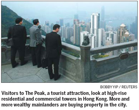 Pursuit of real estate by rich lifting up Hong Kong prices