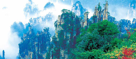 Zhangjiajie banks on natural splendor