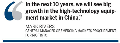 Rio Tinto tools up in China