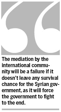 Syria situation is a stalemate
