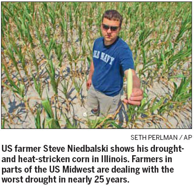 Wide-reaching drought stifles US corn yield
