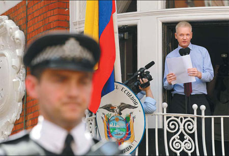 Ecuador slams UK threats to seize Assange
