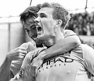 Unhappy Dzeko still brings City great joy