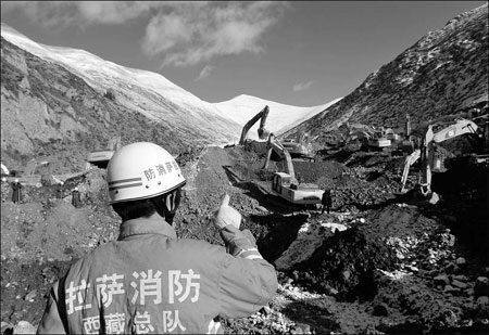 17 confirmed dead in Tibet landslide