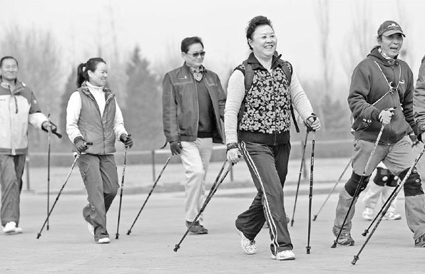 Walking their way to health