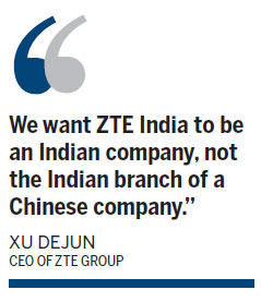 ZTE banks on growth in Indian telecom market