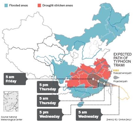 Fujian ready for Typhoon Trami