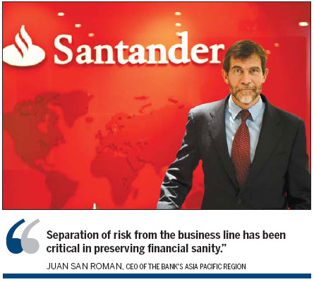 Banco Santander now looks to China