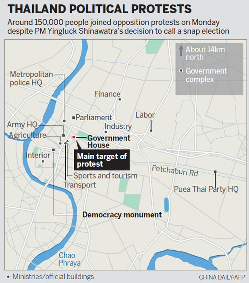 Yingluck calls snap election